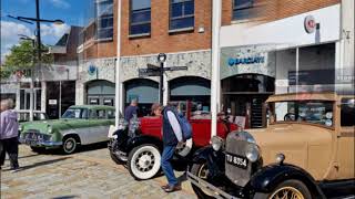 Fareham Town Centre Classic Cars 14th September 2024 [upl. by Icaj]