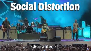 Social Distortion in Clearwater FL 2024 [upl. by Adnilrev521]