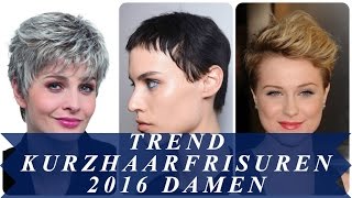 Trend kurzhaarfrisuren 2016 damen [upl. by Leifer]