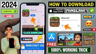 📲MINECRAFT DOWNLOAD IOS  HOW TO DOWNLOAD MINECRAFT FOR FREE IN IPHONE  MINECRAFT IOS DOWNLOAD FREE [upl. by Gaves820]