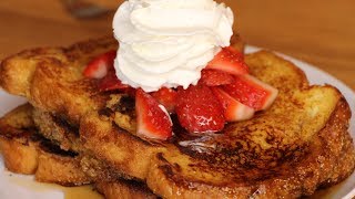 French Toast for One  A Simple Delicious Breakfast [upl. by Anitnauq603]