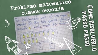 Come risolvere un problema di matematica Classe seconda primaria [upl. by Anaugal]