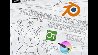 5 Programas de ANIMACIÓN 2D GRATIS animación2d [upl. by Annayi942]