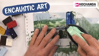 Learn Something new with Encaustic Art and Hochanda  Beginners Guide to Art with Wax [upl. by Atterol657]