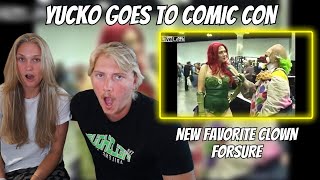 Our FAVORITE Clown goes to Comic Con Yucko The Clown  Comic Con REACTION [upl. by Lauritz]