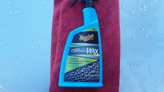 Meguiars Hybrid Ceramic Wax  Sio2 Infused Spray Coating [upl. by Hodge]