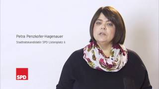 Kommunalwahl 2014 Petra PenzkoferHagenauer Stadtratskandidatin SPD Listenplatz 6 [upl. by Siravat]