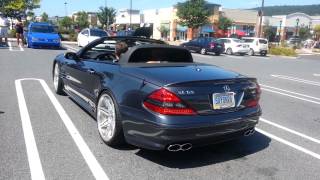 Mercedes Benz SL65 AMG Idle amp Drive off [upl. by Akemad]