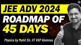 JEE Advanced 2024  45 Days Roadmap  A Seat in IIT  Physics  Eduniti  Mohit Sir [upl. by Viddah]