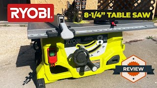 RYOBI Table Saw 8 14quot Tool review [upl. by Lennon703]