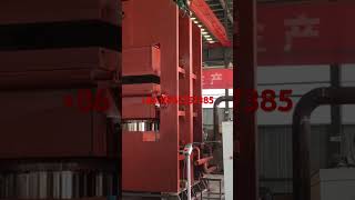 Rubber conveyor belt vulcanizing press machine testing [upl. by Areis]