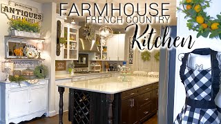 FARMHOUSE FRENCH COUNTRY KITCHEN  DECORATE WITH ME 🐓 [upl. by Astera42]