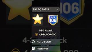 106 OVR Team 🌟🌟 fcmobile [upl. by Naivaf526]