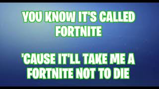 Lyrics Dudes A Beast A Jacksepticeye Fortnite Song [upl. by Lorenz]