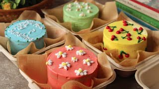 Mini Lunchbox Cakes 😍 Recipe Chef Hafsa [upl. by Avehsile]