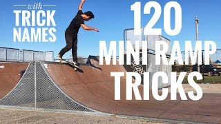 MINI RAMP SKATEBOARDING TRICKOPEDIA [upl. by Biddick513]