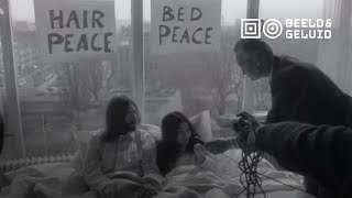 John Lennon en Yoko Ono in bed Hilton Hotel 1969 [upl. by Eila231]