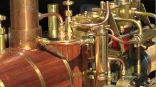 WINDERMERE MODEL STEAM ENGINE  FIRST RUN [upl. by Hilar]