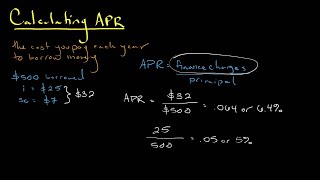 Calculating APR Part 1  Personal Finance Series [upl. by Amada]