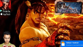 Tekken 7 Android Mobile  Devil Jin  Gameplay amp Download [upl. by Hooge312]