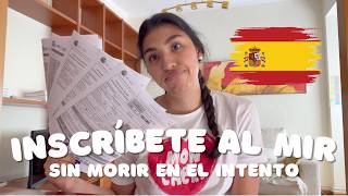 MIR ¿cómo hacer la inscripción al examen [upl. by Ellerrad662]