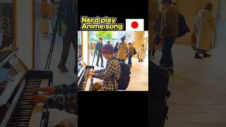 Anime song on piano in Japan Public [upl. by Nabe280]