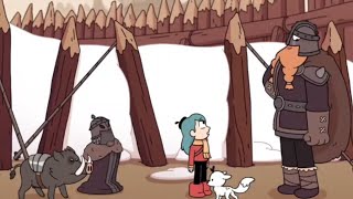 Hilda meeting the Giant slayer Hilda season 3 [upl. by Immak]