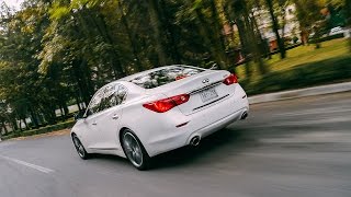 Infiniti Q50 2015 a prueba  Autocosmos [upl. by Yelnik]