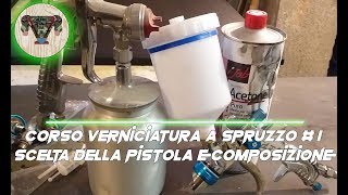 Corso di verniciatura a spruzzo 1 Scelta e composizione della pistolaALfre fai da te [upl. by Neenaej11]