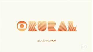 Vinheta de abertura Globo Rural  Programa nº 1999 2019 [upl. by Xerxes]