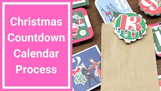 Christmas Countdown Calendars Two Ways  Process Video  Great for Gifts and Craft Shows [upl. by Tiloine579]