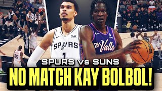 MAS MAGALING pa si Bol Bol kay Wemby NO MATCH si Wemby kay Bol Bol Spurs vs Suns [upl. by Alet768]