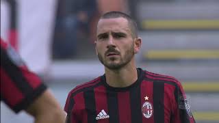 L espulsione di Bonucci  Giornata 9  Serie A TIM 201718 [upl. by Eitnom257]