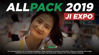 ALLPACK INDONESIA 2019  PAMERAN BERSKALA INTERNASIONAL SEGALA JENIS ALAT PACKING ADA DISINI [upl. by Buckels]