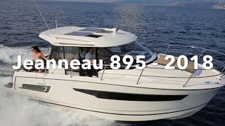 Jeanneau 895 Merry Fisher  2018 First look new interior [upl. by Mutat474]