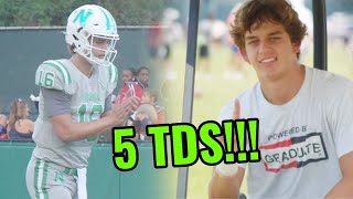 Arch Manning DANCES amp Drops 5 TDs Texas Commit Is CRUSHING His Senior SZN 🔥 [upl. by Asp]