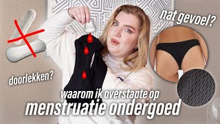 Menstruatie ondergoed en mijn ervaring na 15 jaar  doorlek test  Lichaamstaal  Vera Camilla [upl. by Tomaso]