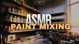 Mixing paint  Crafting shades ASMR [upl. by Inus505]