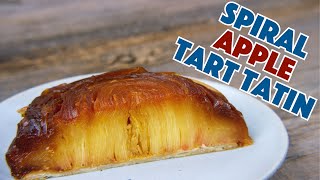 Like Apple Pie But Better Amazing French Spiral Apple Tart Tatin Recipe  Glen And Friends Cooking [upl. by Nymrak]