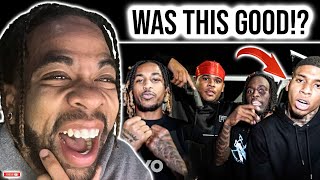 NLE Choppa  Kai Cenat DDG Fanum  Cottonwood Freestyle Official Music Video REACTION [upl. by Adlay]