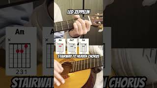 How to play Stairway to Heaven chorus with easy chords [upl. by Diannne]