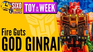 TOY OF THE WEEK Transformers Takara C310E Fire Guts God Ginrai [upl. by Phillis]