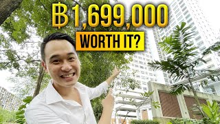 SUPER CHEAP ฿169 Million Bangkok Condo  Lumpini Ville Sukhumvit 77 [upl. by Ezana523]