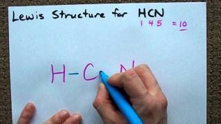 Lewis Structure of HCN [upl. by Mariel]