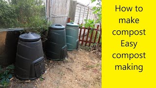 Compost making for beginners  a step by step easy guide  UK Allotment Zone 8 [upl. by Reich]