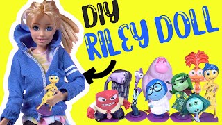 Inside Out 2 Movie DIY Riley Barbie Doll with Characters Step by Step Tutorial [upl. by Eleazar423]