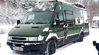 Self Build Adventure Van For Living Off Grid  Iveco Daily VAN TOUR [upl. by Eiramalegna891]