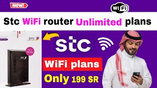 stc wifi router packages  stc sawa unlimited internet package  stc fiber router  faisal talk [upl. by Nosral5]