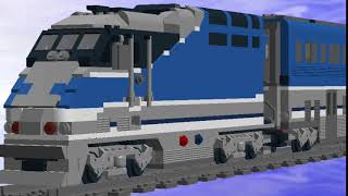 I likes LEGO for Amtrak Surfliner [upl. by Ainivad]