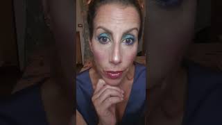 TREND COLOR MAKE UP SUMMER 2024💄👑makeupshortsglowingskinbluemakeuphacksyoutube [upl. by Novia705]